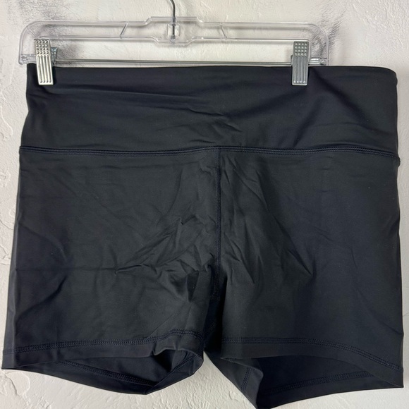 Prana Pants - Prana Shorts Biker Yoga Layna Solid Black Pull On Workout Athletic Stretchy